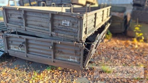 Części do samochodu STAR 266 - pakiet zawierający 10 poz. asort. (wg oddzielnego wykazu), w tym: kosz na kanister, ławki, pałąki, skrzynie ładunkowe 